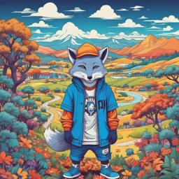 The Ramblin' Blue Fox-shy-AI-singing